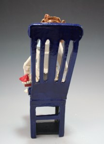 Red White and Blue Chair back