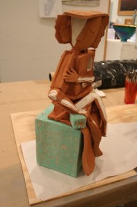 terra cotta figure side view